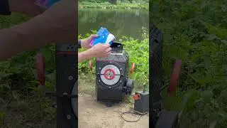 موقد الحطب الذي لا يدخن يمكن أن يحرق الدخان في النار
