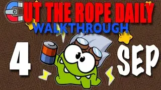 Cut The Rope Daily September 4 | #walkthrough | #solution | #10stars