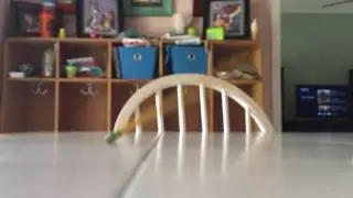 Pencil falling over