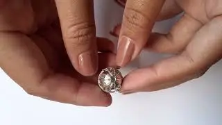 Sterling Silver, Jawan, Chime Ball Pendant CH 481