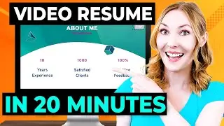 How to Make a Video Resume FAST - Example Included!