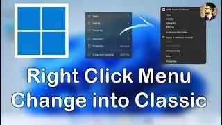 How to get back the old right-click menu on Windows 11. (Context Menu)