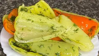 ЗАКУСКА из свежего перца/// Быстро,Вкусно и Проста!!!