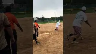 Men’s Slowpitch Softball🥎 Jed almost blast one out in York ! 💪🏼 #usssa #gsl #tourney #asa #yee