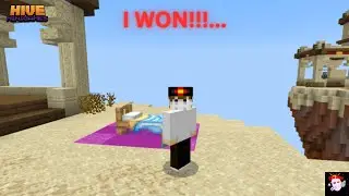 WINNING WITHOUT A SWORD IN BEDWARS On MINECRAFT HIVE!...