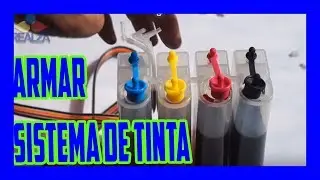 🔴como ARMAR un sistema de TINTA continua desde ZERO  (parte 2) 100% GARANTIZADO