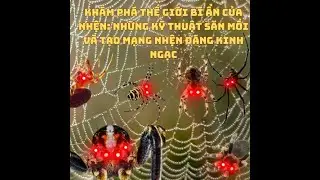 Khám Phá Thế Giới Bí Ẩn Của Nhện: Những Kỹ Thuật Săn Mồi Và Tạo Mạng Nhện Đáng Kinh Ngạc