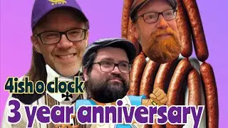 4ish o clock purple 3 year anniversary