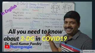 2-DG- In English II 2 Deoxyglucose II 2-Deoxy-D-glucose II COVID 19 new adjunct medicine II India II