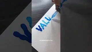 Simple glass pen lettering! #shorts #calligraphy #lettering #handlettering #art