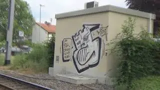 Faces and Throwups - ROD graffiti