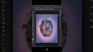 Tiny Planet Effect - Best Photoshop Tutorial | 3d Effect #photoshopshorts