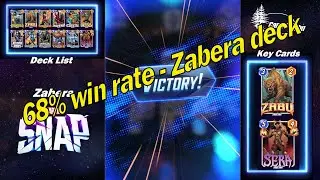 Marvel Snap - Zabera Deck (updated)  68% win rate