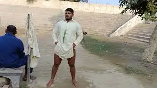 how to wearing langot Saqib pehlwan mahra #motivation#viralvideo