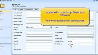 CRM 4: Set Picklist Based on Other Picklist Script from Script Generator Product