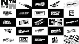 Apple Motion Template: Big Bold Titles   FCPX + Free Download