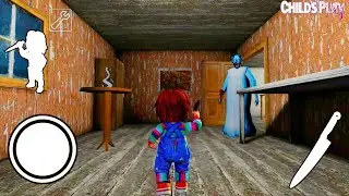 Playing As CHUCKY From THE Child's PLAY In Granny Chapter 1 Only Hard Mode! CAR ESCAPE 😱🔥