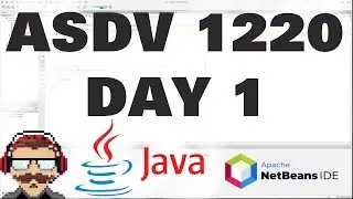 Installing Java 22 & Netbeans 22: ASDV 1220 Day 1