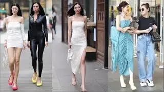 抖音街拍穿搭 / 抖音性感美女热门合集 Mejores Street Fashion Tik Tok | Hottest Chinese Girls Street Fashion Style #13
