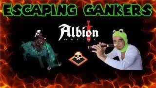 Escaping Gankers in Albion Online (with silly music)