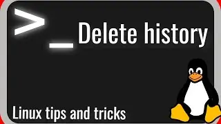 How to clean Linux command history