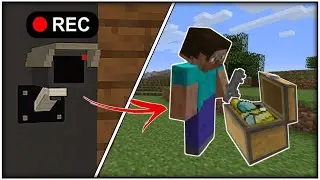 Security Camera Mod Minecraft Pe 1.19 | CCTV Mod For Minecraft Bedrock Edition | By Demonstages