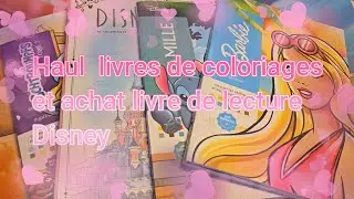 🌞Haul coloring books and purchase Disney reading books🌞