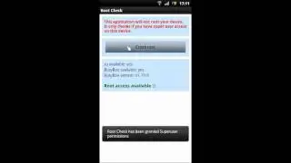 Root Check for Android - check if your have root access