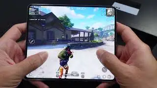 Test Game PUBG Mobile Max Settings On Samsung Galaxy Z FOLD5