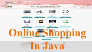 Online Shopping Management Java, JSP Servlet | MySQL