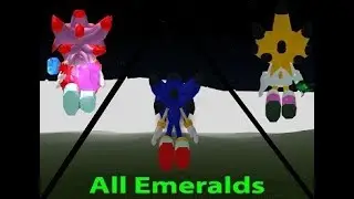 Crossover Sonic 3D RPG V3 - How to find all Fake, Sol, And Chaos Emeralds.