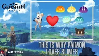 This Is Why Paimon Loves Slimes - GENSHIN IMPACT