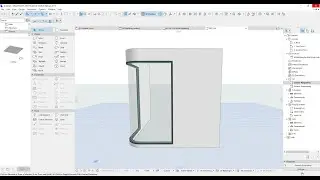 How to create curved window in Archicad