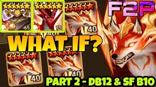 DB12 & SF B10 WITH RAOQ !!! SUMMONERS WAR - DRAGON B12 & STEEL FORTRESS B10