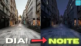 Transformando DIA em NOITE com o Photoshop