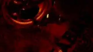 underside of a cymbal + kicking