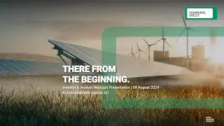 Investor & Analyst Webcast Presentation | 09 August 2024