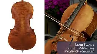 (SOLD) Jason Starkie cello / Clive Greensmith / at the Metzler Violin Shop
