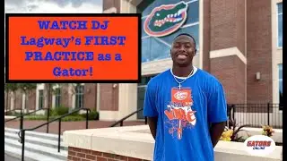 DJ Lagway's FIRST practice as a Florida Gator!