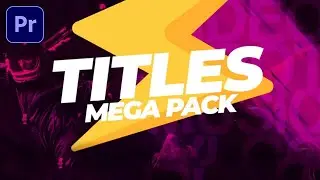 Titles Pack For Premiere Pro Video Assets | Plugins for Creator