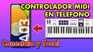 Connect MIDI controller to phone