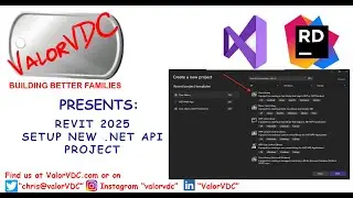 Starting a Project with the New Revit 2025 .Net 8 API