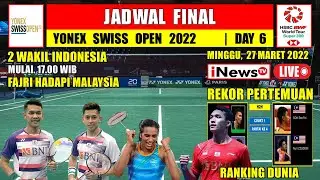 Jadwal Final Yonex Swiss Open 2022 Hari Ini Live Inews TV ~ FAJAR/RIAN HADAPI WAKIL MALAYSIA
