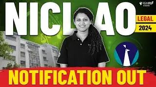 NICL AO 2024 (Legal) Notification Out! | National Insurance Company Limited | NICL AO Vacancy 2024