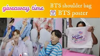 BTS giveaway: BTS Shoulder Bag and BTS poster