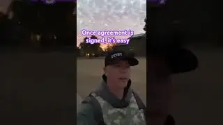 Once agreement is signed, it’s easy
