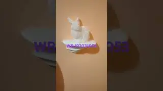Полка гриб напечатанная на 3D принтере