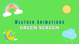 Weather Animations | GREEN SCREEN