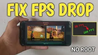 How To Fix FPS Drop | Working All Game & Device Lag Fix - No Root