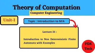 Lecture 21 : Introduction to Non Deterministic Finite Automata with example